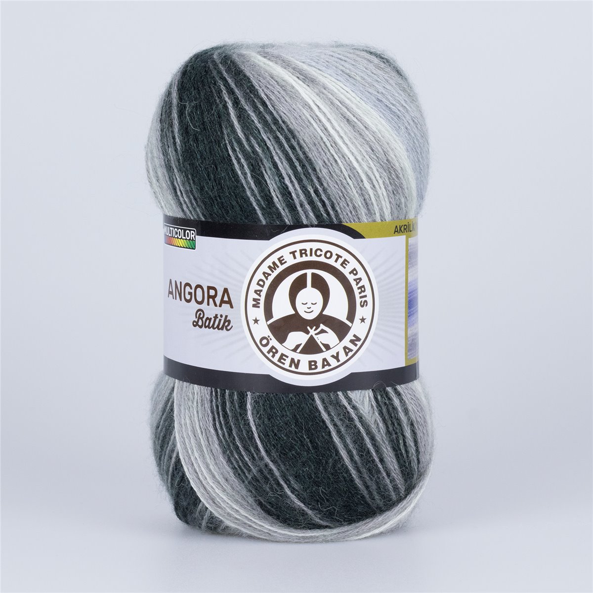 Garn Angora Batik #857, 5x100g