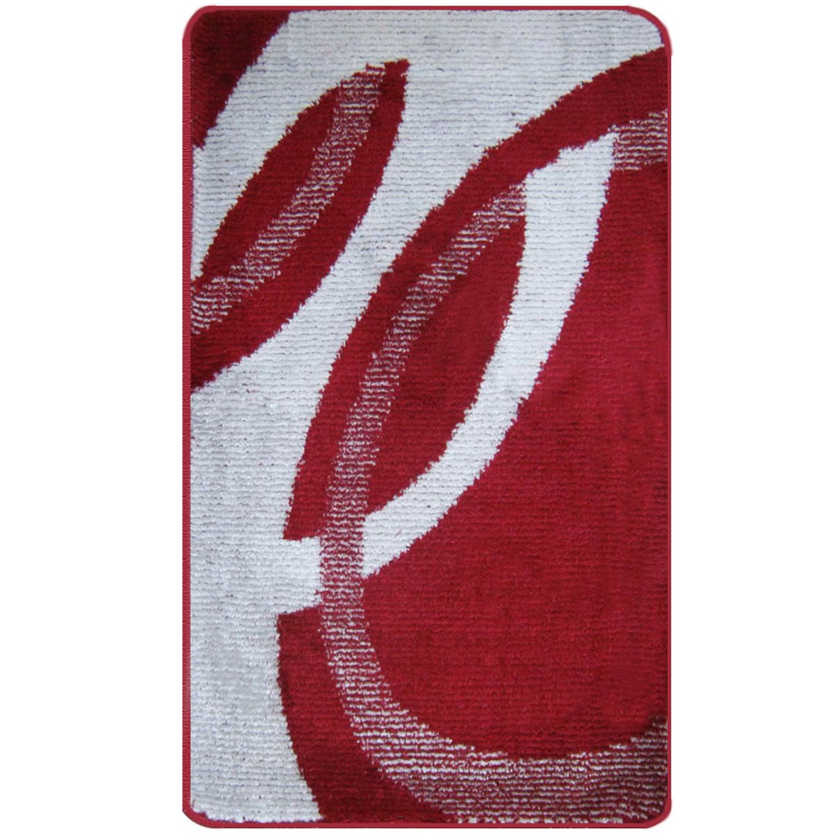 Badematte, 80x200 cm #04 ROT-GRAU