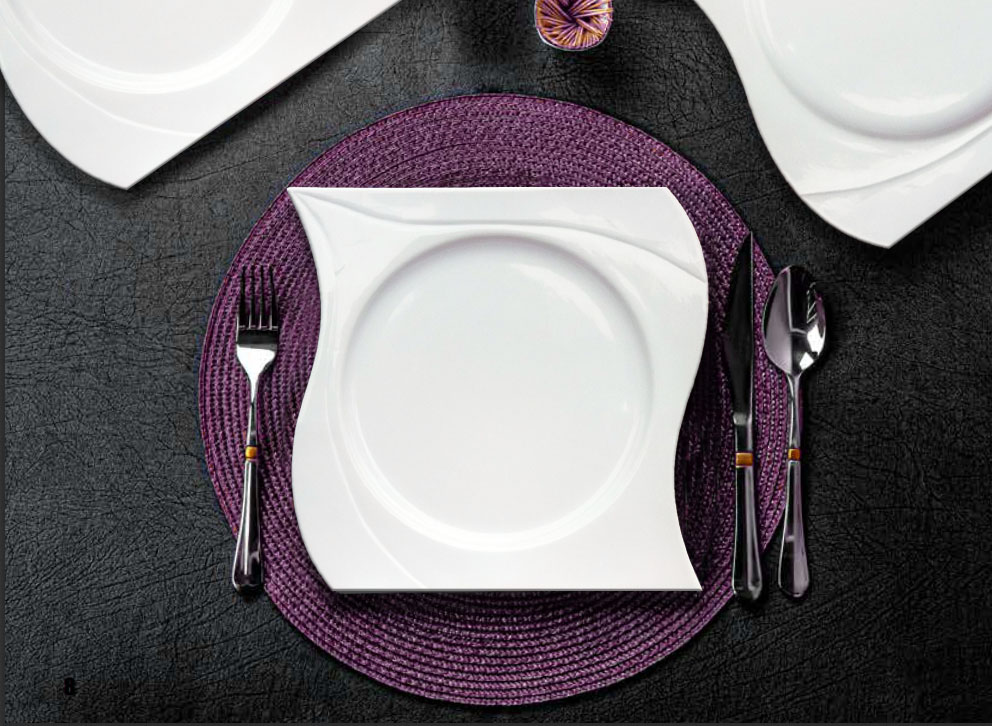 Kombiservice Chardon, weiß, 43tlg, 6 Personen