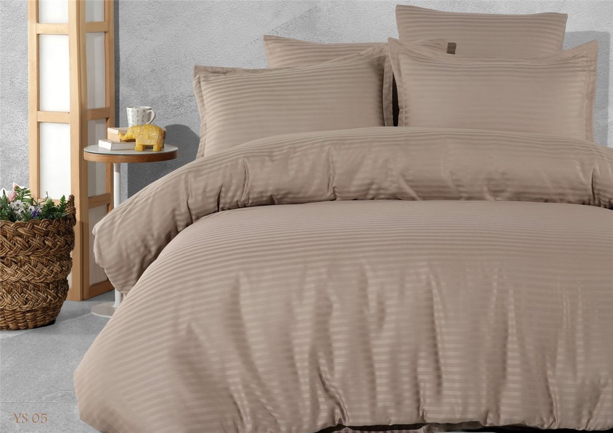 Bettwäsche, 5tlg, 220x240cm #YS BRAUN