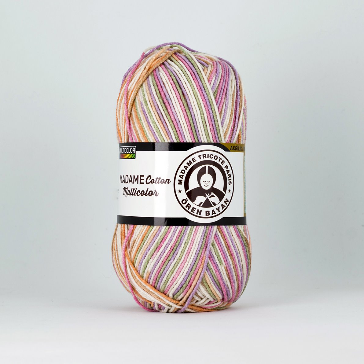 Garn Madame Color Multicol #451, 5x100g