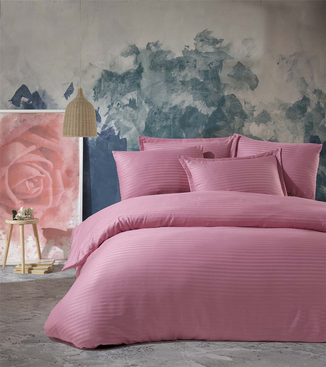 Bettwäsche, 4tlg , 155x220cm #YS LILA