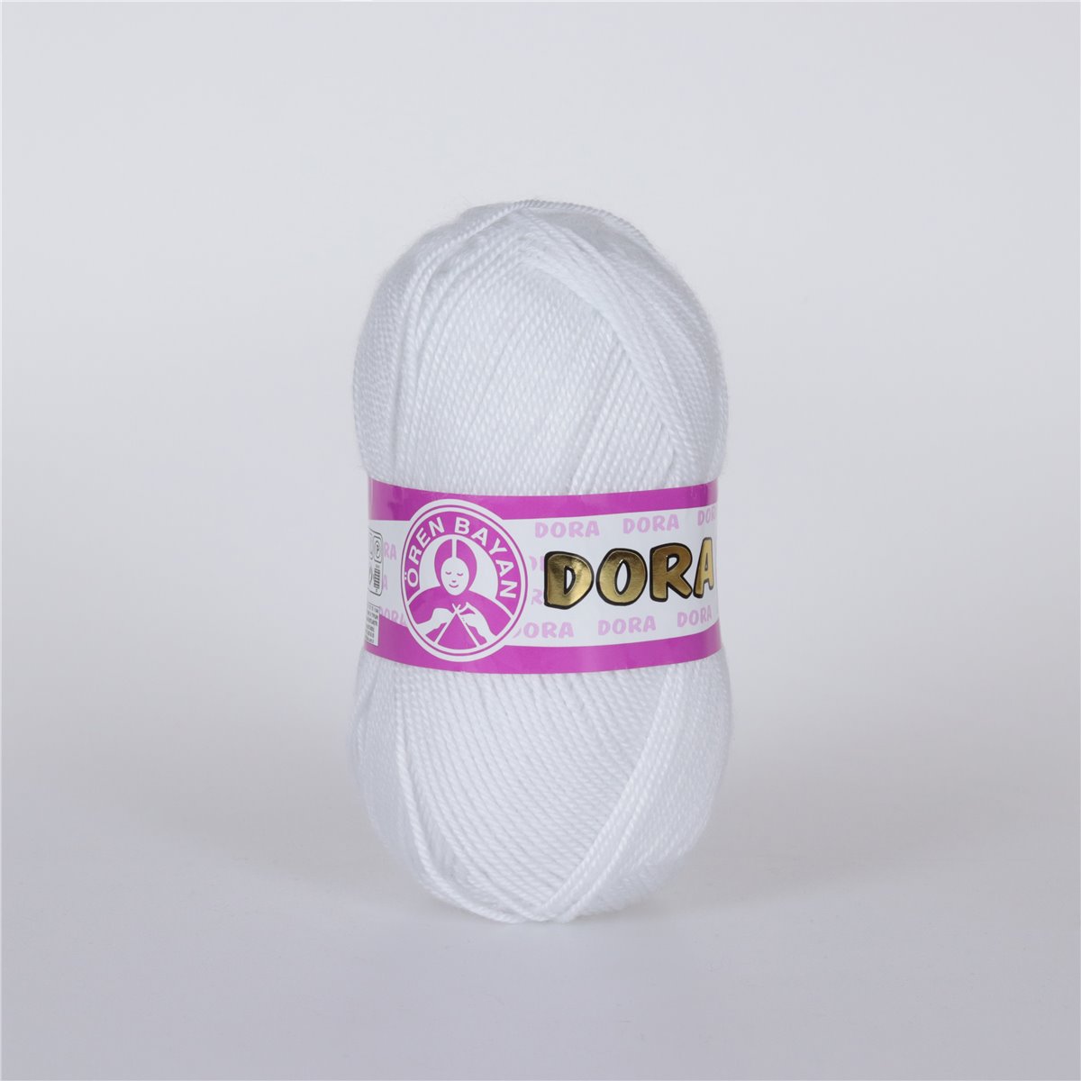 Garn Dora #000, 100% Acryl, Nadelstärke 3-3,5, 5x100g