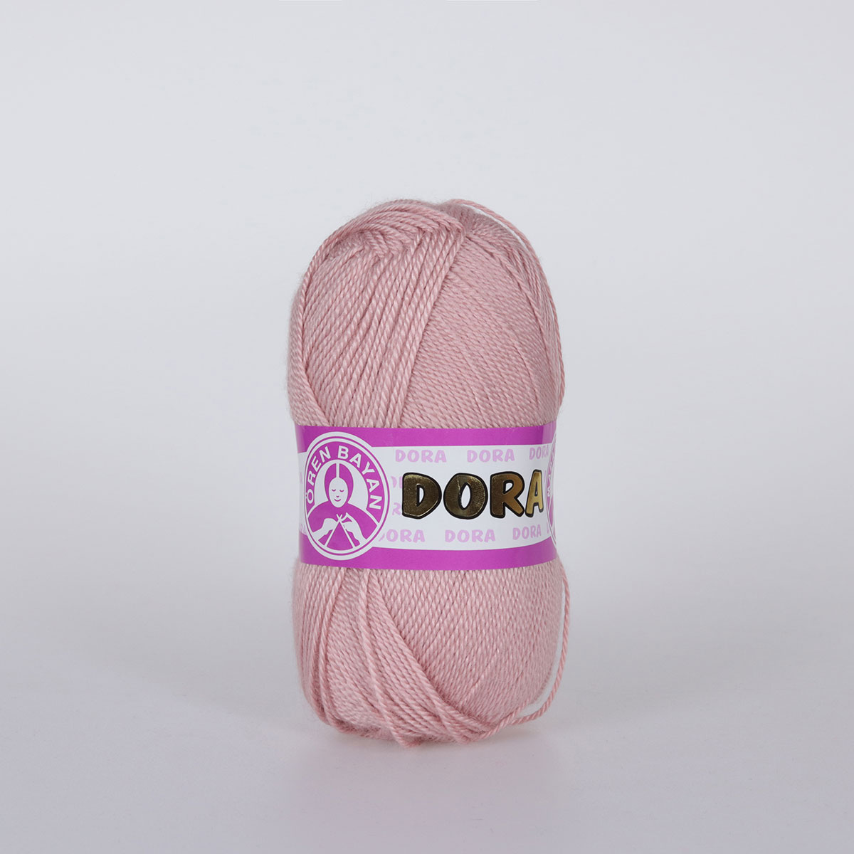 Garn Dora #001, 100% Acryl, Nadelstärke 3-3,5, 5x100g