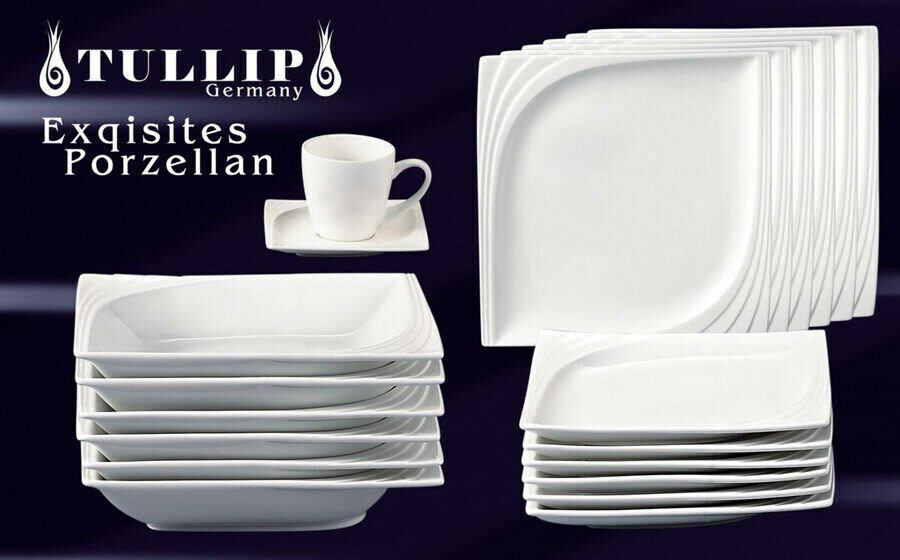 Kombiservice Tullip, 30tlg, 6 Personen