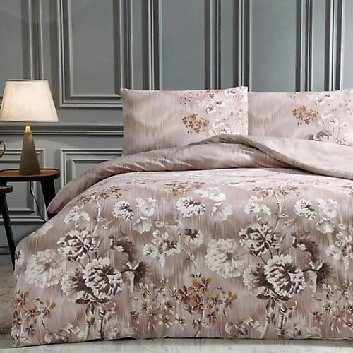 200x220 cm Bettwäsche Bettgarnitur Baumwolle 4 tlg HORTENCIA #01