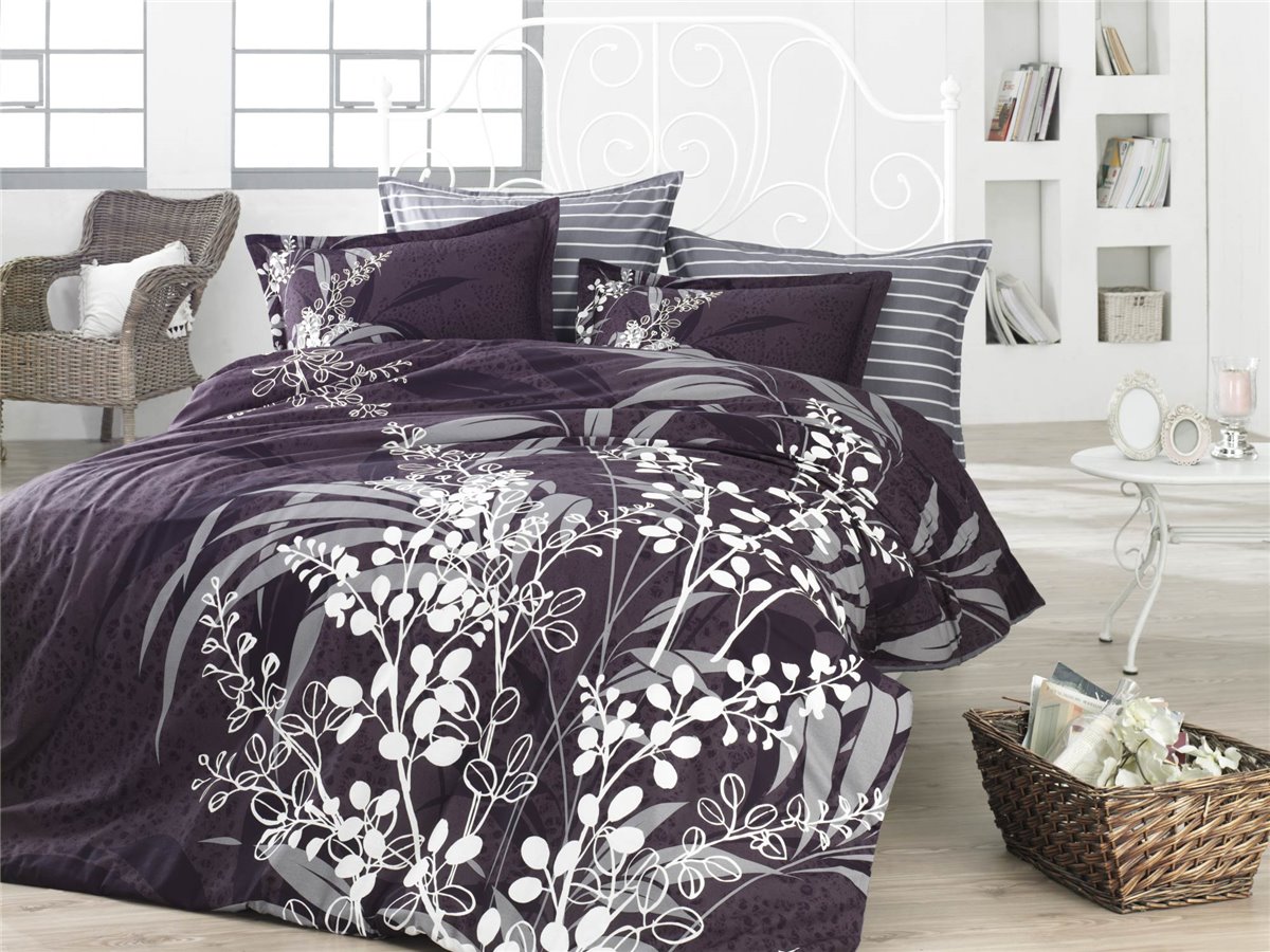 Bettwäsche, 5tlg, 200x200cm #AKASYA GRAU