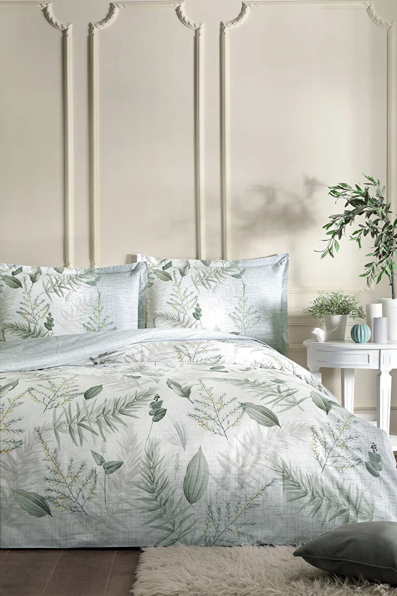 4tlg Bettwäsche 200x220cm Baumwolle NATURLIG