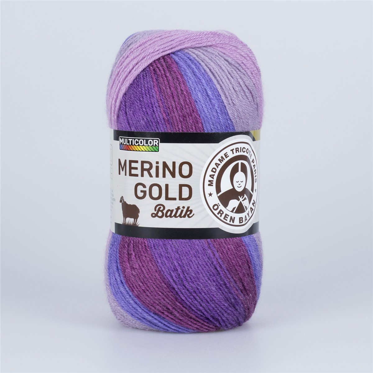 Garn Merino Gold Batik #840, 5x100g