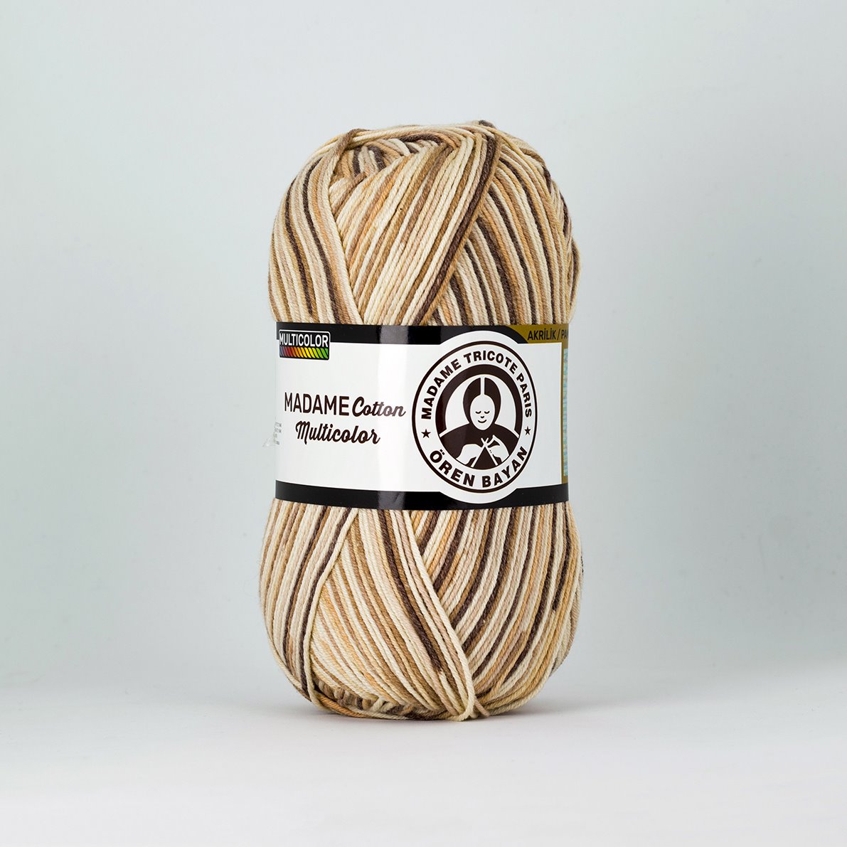 Garn Madame Color Multicol #449, 5x100g