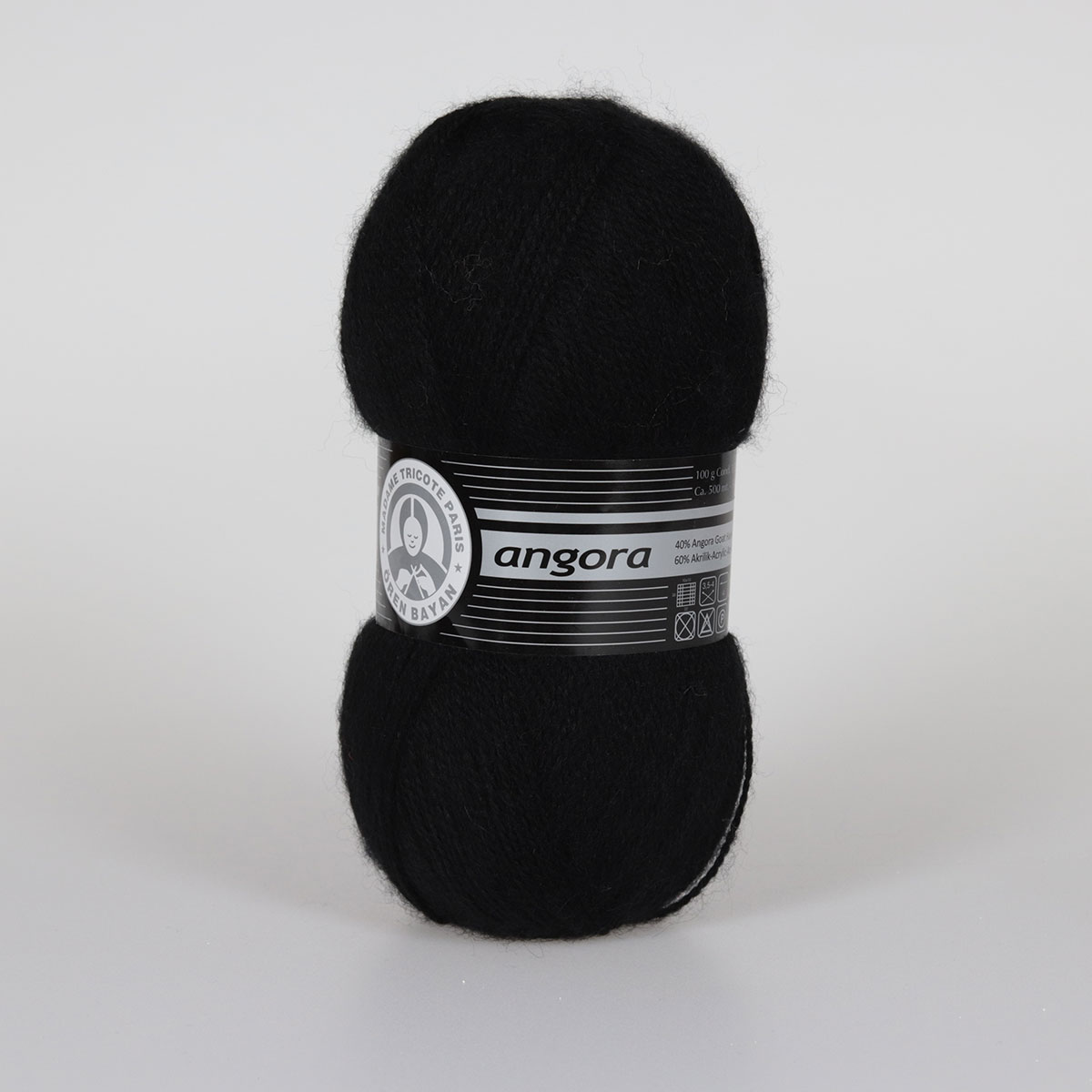 Garn Angora #999, 5x100g