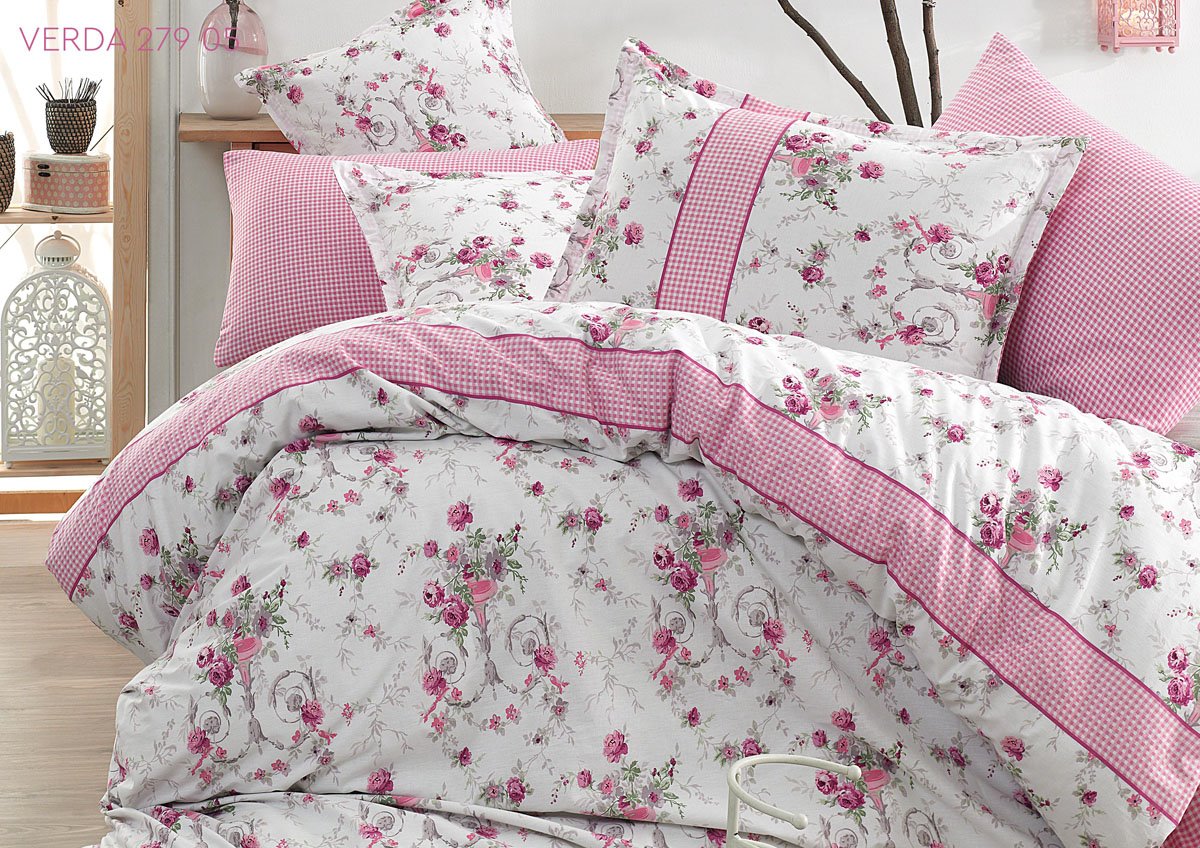 4 tlg 200x220 cm Bettwäsche VERDA PINK