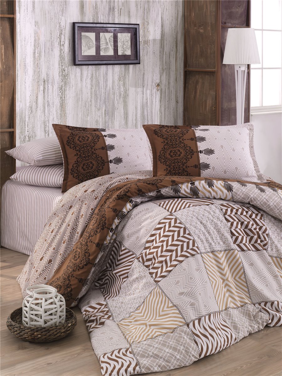 Bettwäsche, 6tlg , 135x200cm #EYLÜL BRAUN